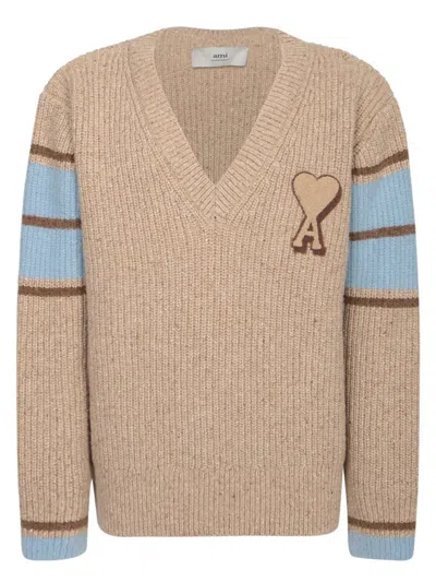 Ami Alexandre Mattiussi Ami Paris Sweaters In Multi