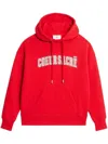 Ami Alexandre Mattiussi Red 'cœur Sacré' Hoodie In Rouge