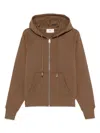 Ami Alexandre Mattiussi Ami Paris Sweatshirt Adc Hoodie With Zip Clothing In Brown