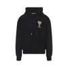 Ami Alexandre Mattiussi Ami Sweatshirt Hoodie With Adc Pa Men In Black