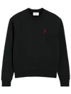Ami Alexandre Mattiussi Ami Paris Jersey With Logo In Black