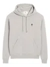 Ami Alexandre Mattiussi Ami Paris Ami Paris Grey Cotton Ami De Coeur Hoodie In Gray