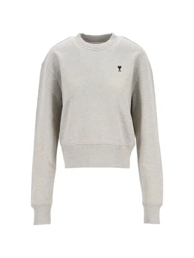 Ami Alexandre Mattiussi Ami Paris Sweatshirt In Grey