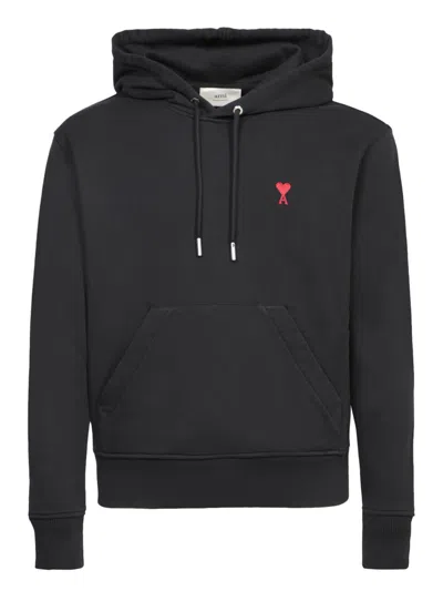 Ami Alexandre Mattiussi Ami Paris Sweatshirts In Black