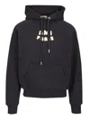 Ami Alexandre Mattiussi Navy Cotton Hoodie With Ami Paris Patch Blue In Black