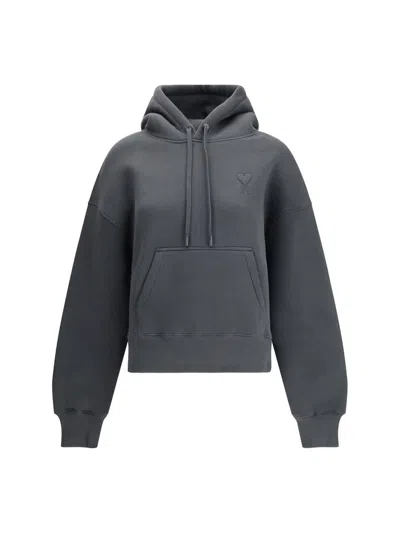 Ami Alexandre Mattiussi Ami Paris Sweatshirts In Gray