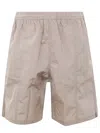 Ami Alexandre Mattiussi Embroidered Swim Shorts In Brown