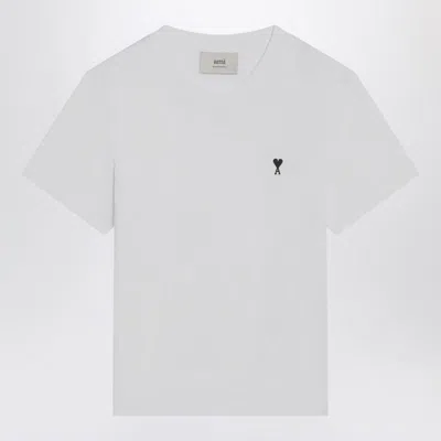 Ami Alexandre Mattiussi Ami Paris T-shirt Ami Paris De Coeur White In In Gray