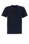 Ami Alexandre Mattiussi Ami Men Midnight Blue Cotton T-shirt In Blue