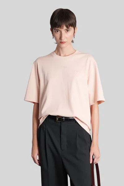 Ami Alexandre Mattiussi Ami Paris T-shirt In Pink