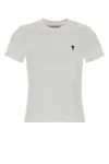 Ami Alexandre Mattiussi Ami Paris Ami De Coeur Tshirt In White