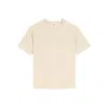 Ami Alexandre Mattiussi Ami Paris Embroidered T-shirt In Nude