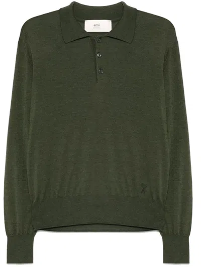 Ami Alexandre Mattiussi Ami Paris T-shirts And Polos In Green