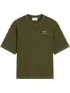 Ami Alexandre Mattiussi Alexandre Mattiussi In Cotton Jersey T-shirt Green In Green