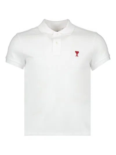 Ami Alexandre Mattiussi Ami Paris T-shirts And Polos In White