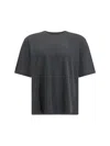 Ami Alexandre Mattiussi Ami Paris Men Ami De Coeur T-shirt In Gray