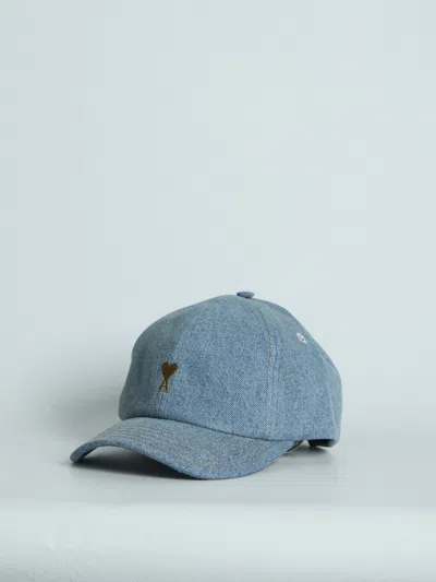 Ami Alexandre Mattiussi Ami Paris Tabacco Baseball Cap In Blue