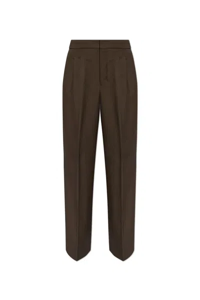 Ami Alexandre Mattiussi Ami Paris Tailored Straight In Brown