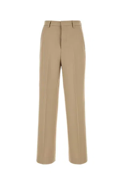 Ami Alexandre Mattiussi Wide Trousers-42 Nd Ami Male In Brown