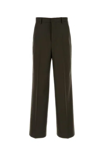 Ami Alexandre Mattiussi Wide Trousers-42 Nd Ami Male In Brown