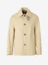 Ami Alexandre Mattiussi Ami Paris Technical Buttoned Trench Coat In Neutral