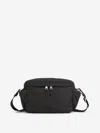 Ami Alexandre Mattiussi Messenger Bag In Padded Nylon Canvas Crossbody Bags Black
