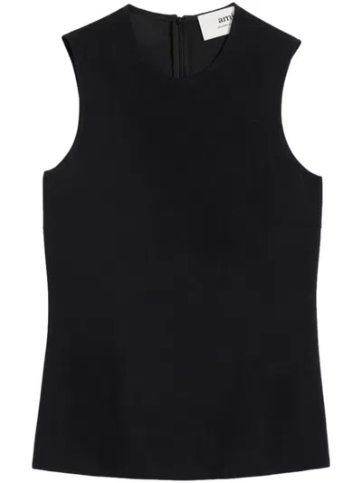 Ami Alexandre Mattiussi Ami Paris Topwear In Black