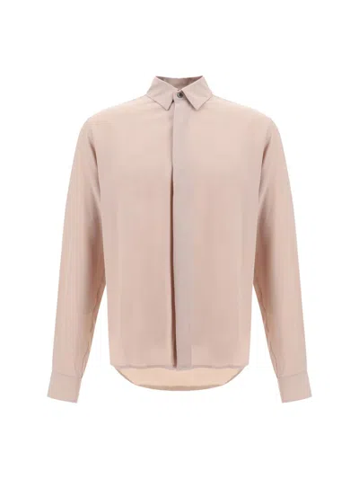 Ami Alexandre Mattiussi Ami Paris Top In Powder Pink