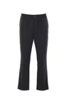Ami Alexandre Mattiussi Ami Paris Trousers In Black