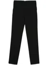 Ami Alexandre Mattiussi Ami Paris Women Wool Cigarette Trousers In Black