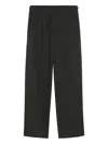 Ami Alexandre Mattiussi Ami Paris Trousers Elasticated Clothing In Black
