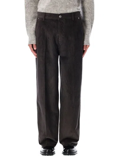 Ami Alexandre Mattiussi Ami Paris Trousers Grey In Gray