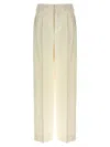 Ami Alexandre Mattiussi Pleated Trousers With Back Pockets And Belt Loops