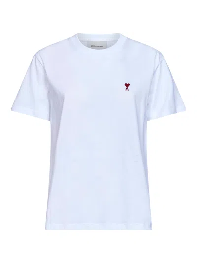 Ami Alexandre Mattiussi Ami Paris T-shirt In White