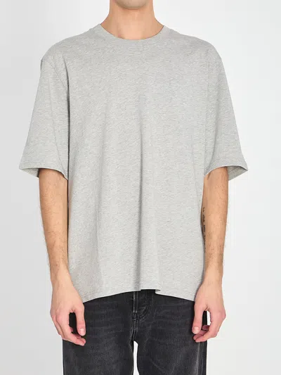 Ami Alexandre Mattiussi Ami Paris T-shirt In Cotton Jersey In Gray