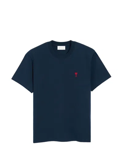 Ami Alexandre Mattiussi Ami Paris T-shirt In Navy