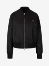 Ami Alexandre Mattiussi Oversized Bomber Jacket With Elastic Ribbing In Water Repellent Fabric