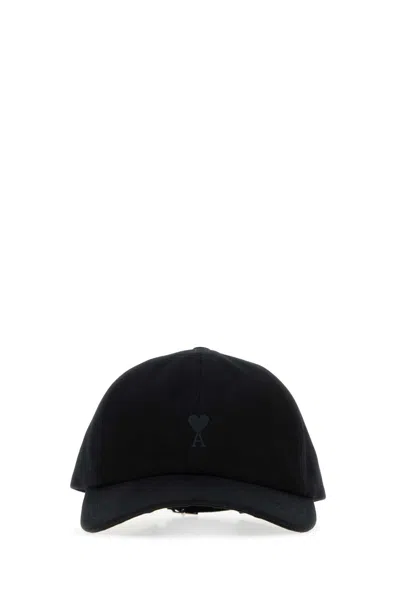 Ami Alexandre Mattiussi Ami Paris Ucp265aw0041 Cotton Baseball Cap In Black