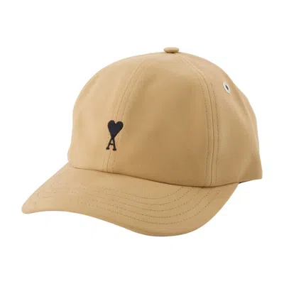 Ami Alexandre Mattiussi Ami Paris Ucp265.aw0041-a184 Baseball Cap In Beige