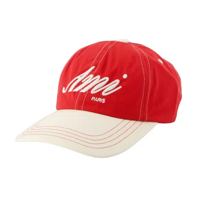 Ami Alexandre Mattiussi Ami Paris Ucp293.aw0053-a202 Baseball Cap In Red