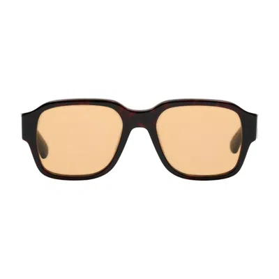 Ami Alexandre Mattiussi Ami Paris Ugl519.ac0018-a061 Acetate Square-frame Sunglasses In Brown