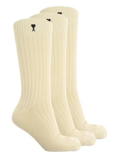 Ami Alexandre Mattiussi Ami Paris Underwearsocks In White