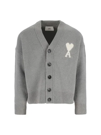 Ami Alexandre Mattiussi Ami Paris Unisex Sweater In Gray