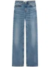 Ami Alexandre Mattiussi Straight-leg Denim Pants With Subtle Fading In Blue
