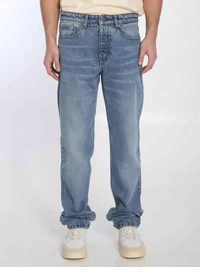 Ami Alexandre Mattiussi Ami Paris Used Blue Denim Jeans