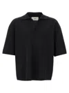 Ami Alexandre Mattiussi Ami V-neck Polo Shirt With Oversized Fit