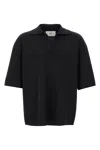 AMI ALEXANDRE MATTIUSSI AMI PARIS V-NECK POLO SHIRT