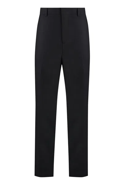 AMI ALEXANDRE MATTIUSSI AMI PARIS VIRGIN WOOL TROUSERS