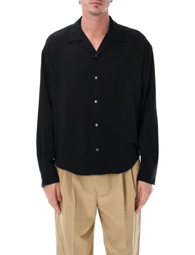 Ami Alexandre Mattiussi Ami Paris Ami Paris Viscose Shirt In Black