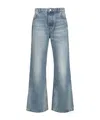 Ami Alexandre Mattiussi Ami Paris Whiskering Effect Wide-leg Jeans In Blue
